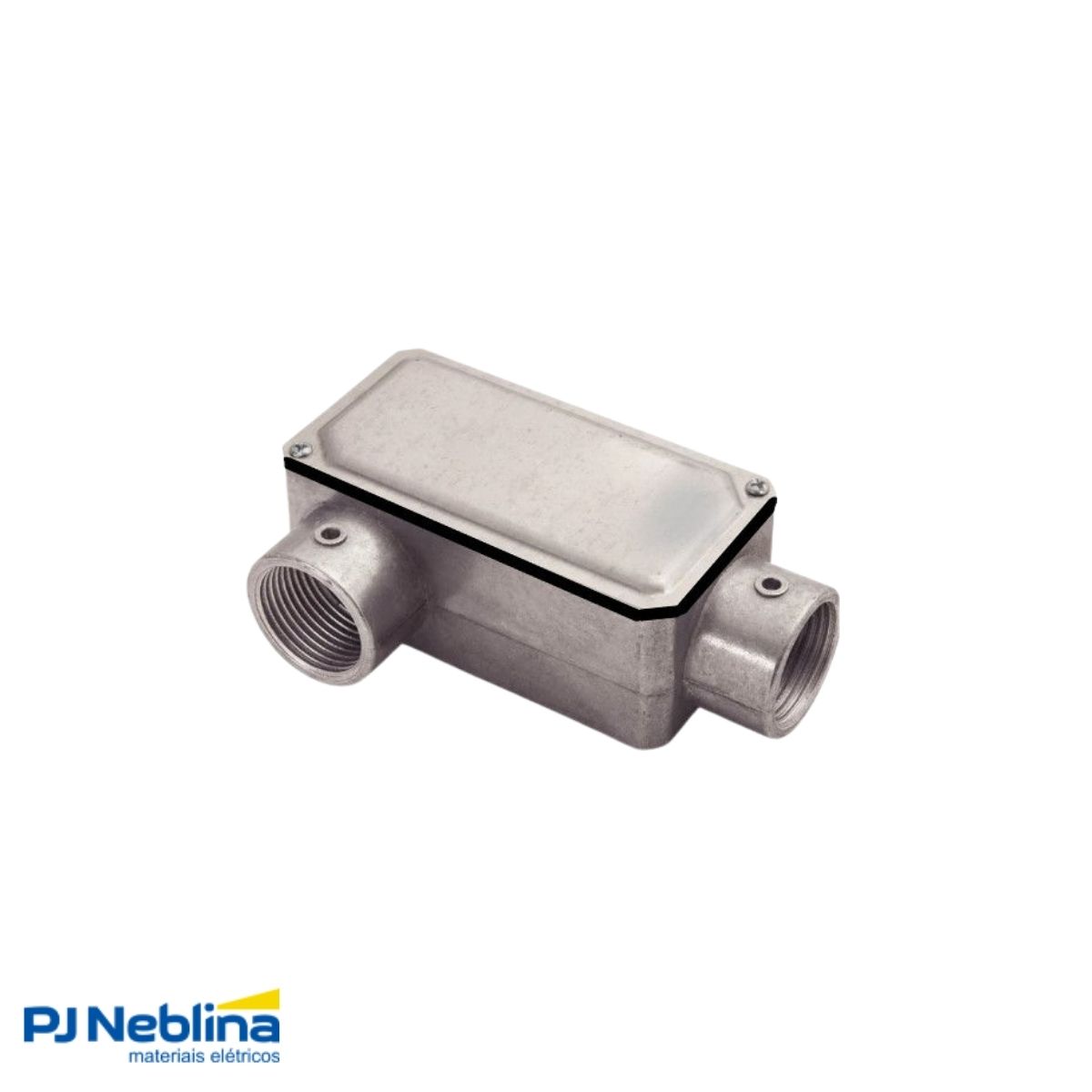 Condulete Alumínio Fixo Tipo Lr 1.1/4 C/Rosca Bsp S/Pintura C/Tampa C/Vedação Tgvp (Ip54) - Wetzel
