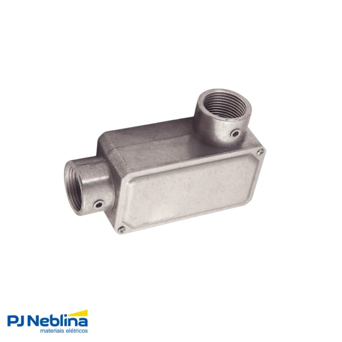 Condulete Alumínio Fixo Tipo Lr 2Pol C/Rosca Bsp S/Pintura C/Tampa C/Vedação Tgvp (Ip54) - Wetzel