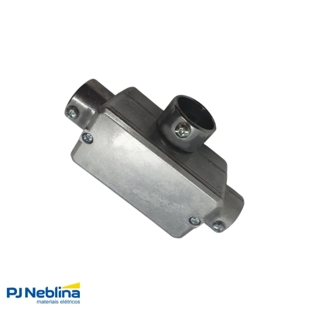 Condulete Alumínio Fixo Tipo T 1.1/4 C/Rosca Bsp S/Pintura C/Tampa C/Vedação Tgvp (Ip54) - Wetzel