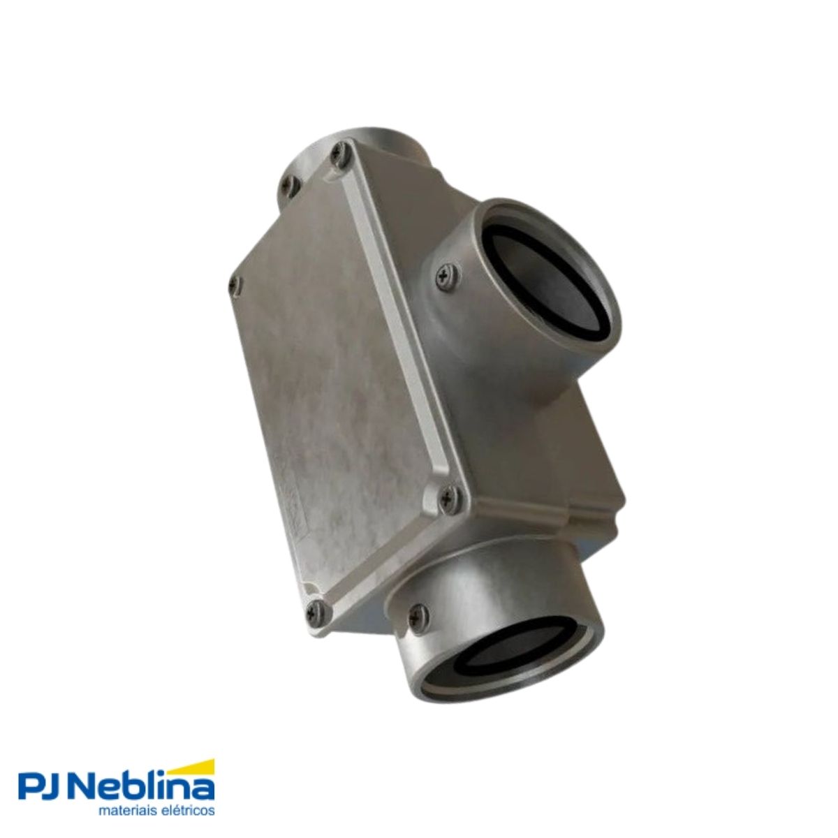 Condulete Alumínio Fixo Tipo T 1.1/2 C/Rosca Bsp S/Pintura C/Tampa C/Vedação Tgvp (Ip54) - Wetzel