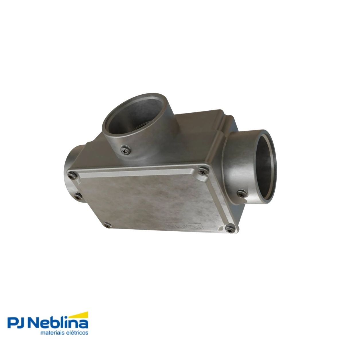 Condulete Alumínio Fixo Tipo T 1.1/2 S/Rosca S/Pintura C/Tampa S/Vedação - Wetzel