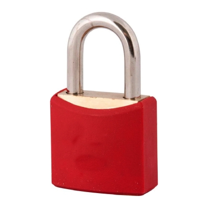 Cadeado Cores Sm Lt-25mm Vermelho - Pado