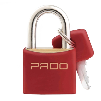 Cadeado Cores Sm Lt-25mm Vermelho - Pado