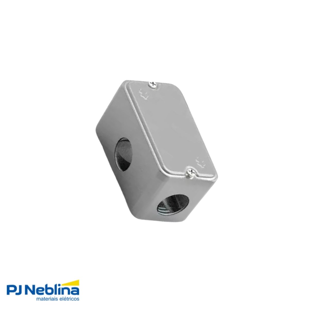 Condulete Alumínio Múltiplo Tipo X 3/4 S/Pintura Pr C/Tampa C/2 Unidut + 4 Tampões - Wetzel