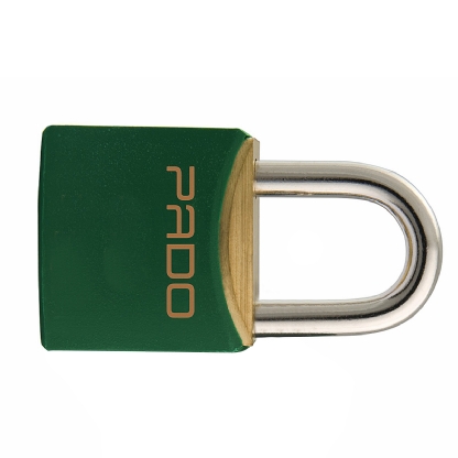 Cadeado Cores Com 1 Chave 25mm Latão Haste Aço Verde - Pado