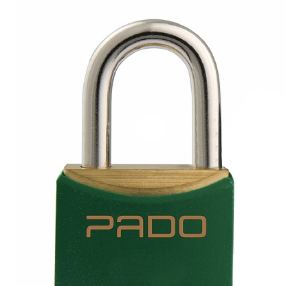 Cadeado Cores Com 1 Chave 25mm Latão Haste Aço Verde - Pado