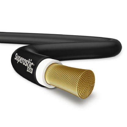 Cabo Flexível Superastic PVC 1,50mm 70g 750V 90 Metros Preto + 10 Metros Fita Isolante - Prysmian