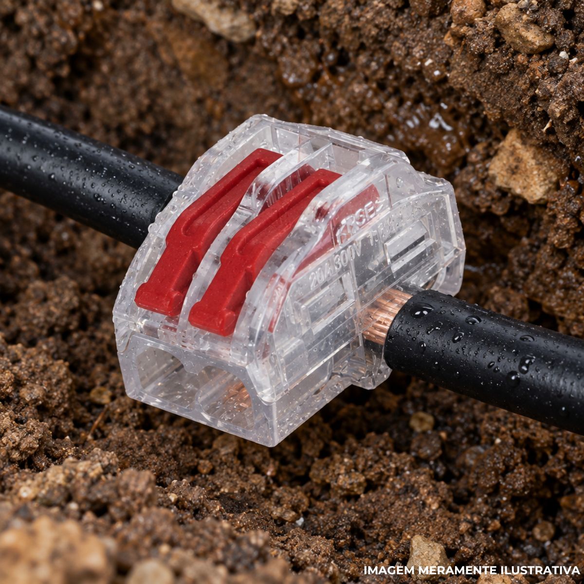 Conector Emenda 2 Polos - Hellermann