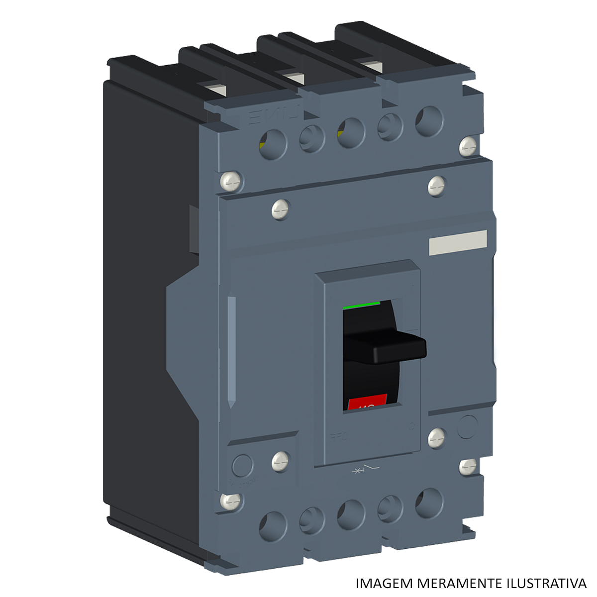 Disjuntor Caixa Moldada Tripolar 80A 18Ka 380/415V 50/60Hz Termomagnético Ip42 3VJ10081DA320AA0 Siemens