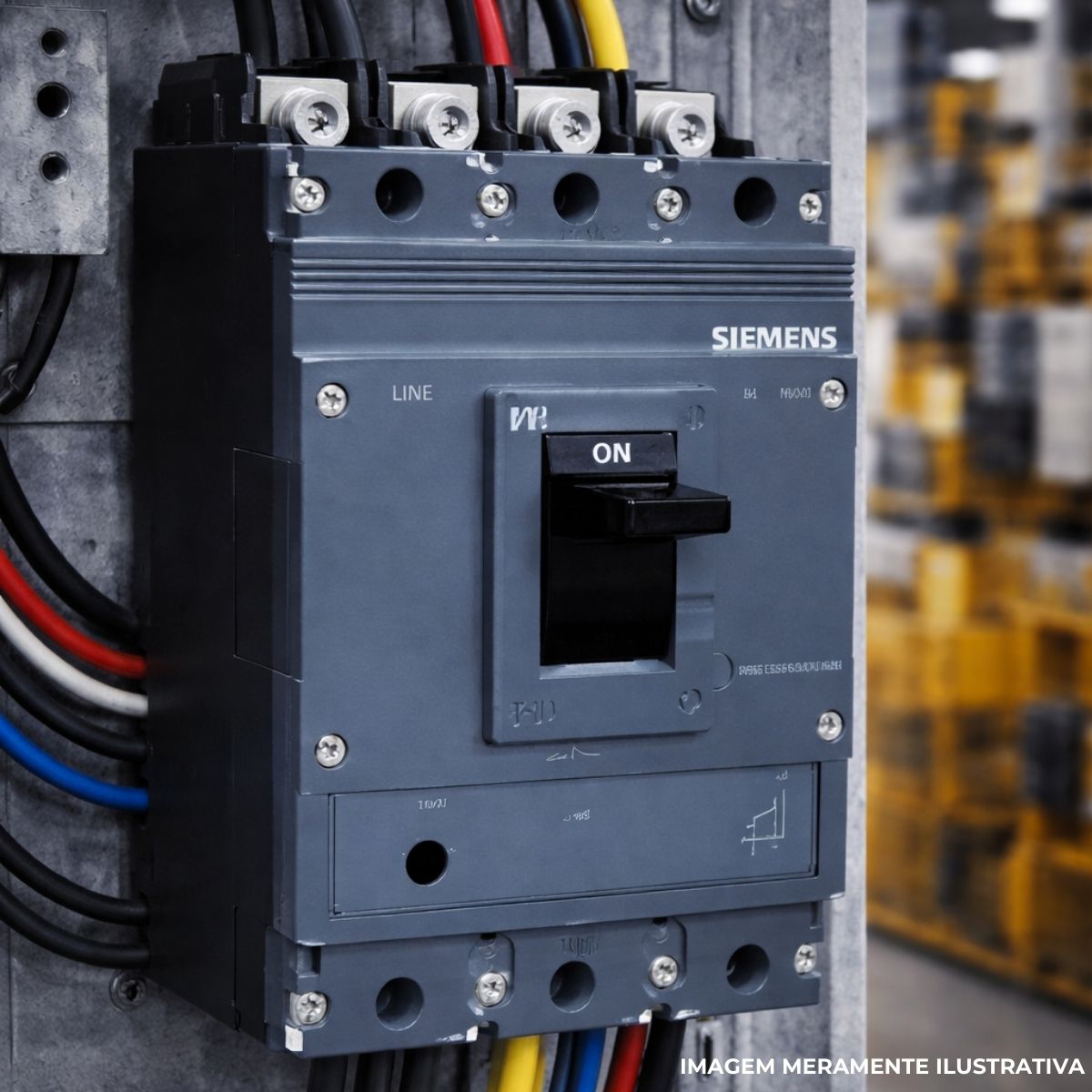 Disjuntor Caixa Moldada Tripolar 100A 18Ka 380/415V 50/60Hz - Siemens