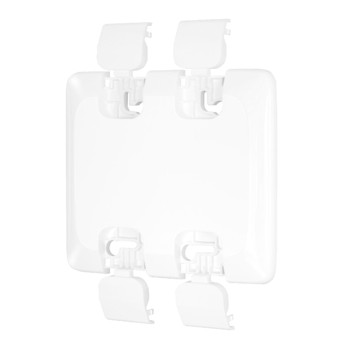 Placa 4X4 Cega Branco Com Suporte Pial Pop LGP40 Pial