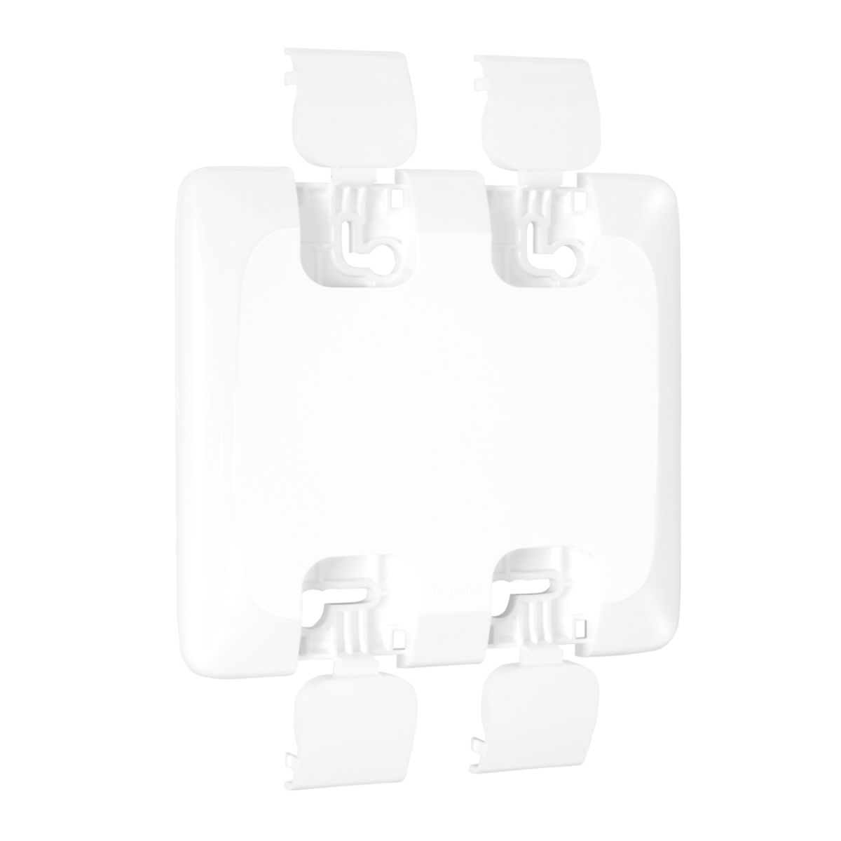 Placa 4X4 Cega Branco Com Suporte Pial Pop LGP40 Pial