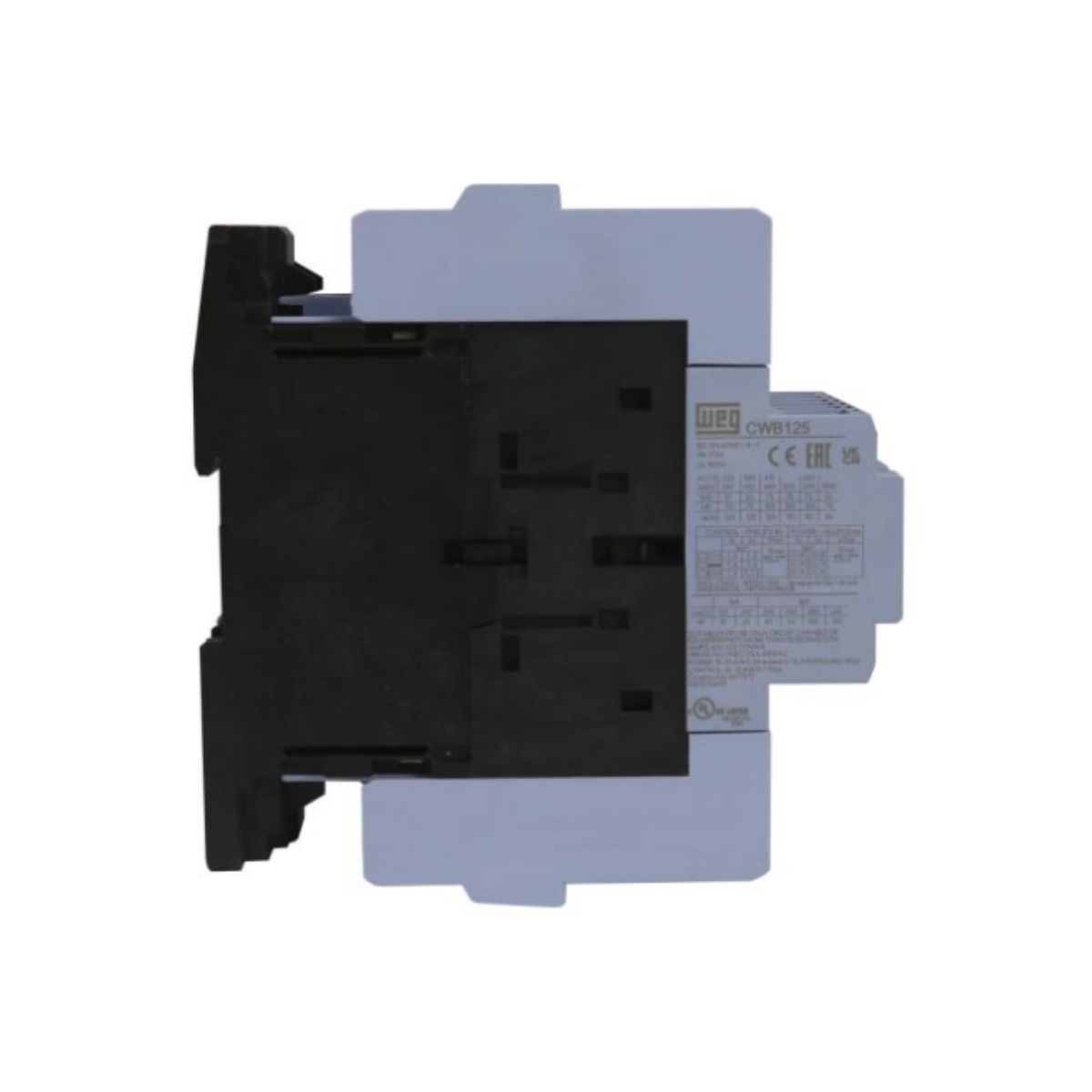 Contator Potencia Tripolar 125A 24-60Vca/Cc 1Na+1Nf 50/60Hz - Weg