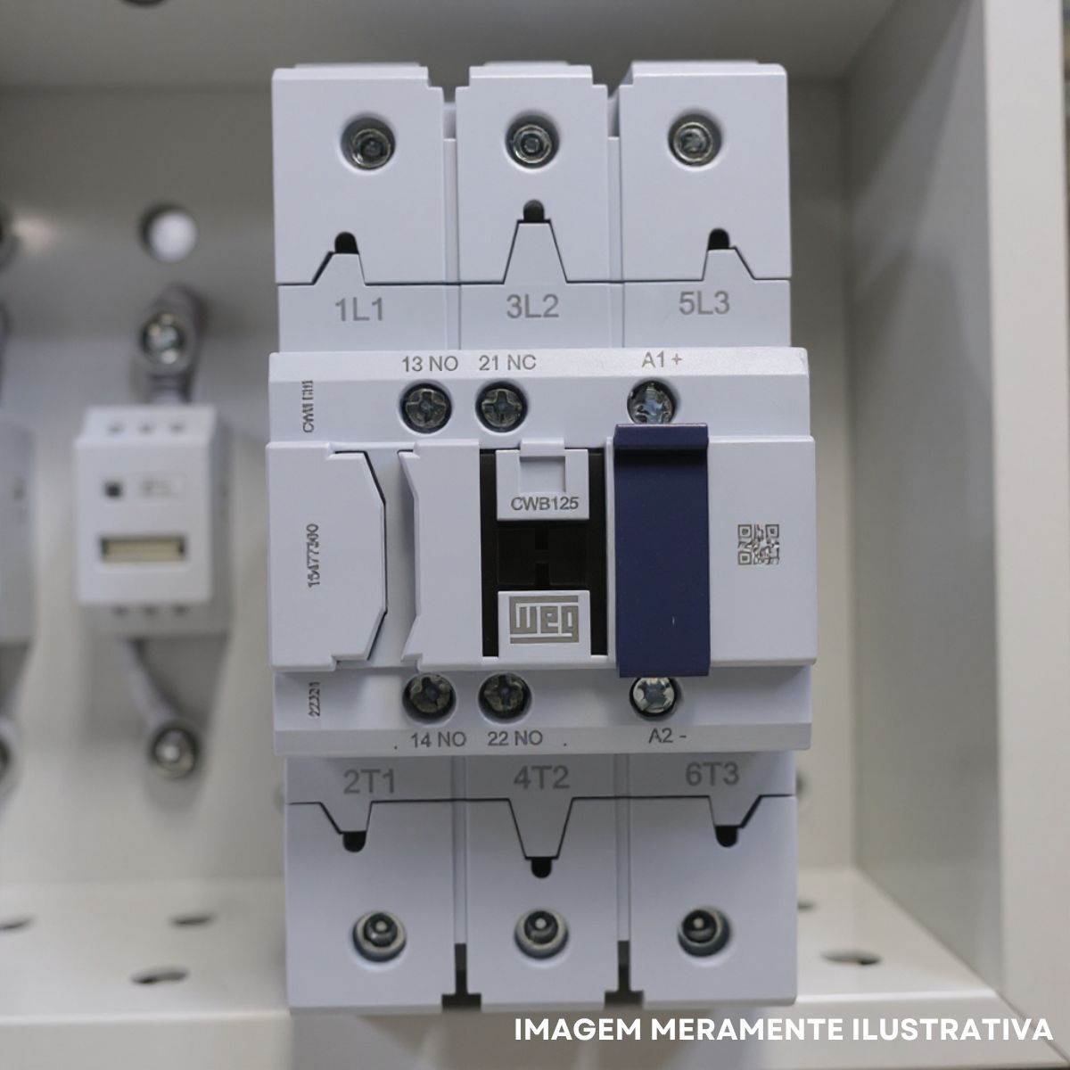 Contator Potencia Tripolar 125A 24-60Vca/Cc 1Na+1Nf 50/60Hz - Weg