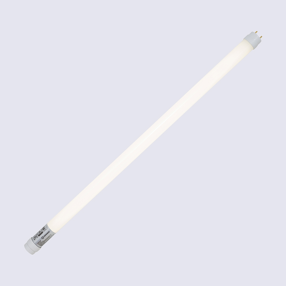 Lâmpada Led Tubular T8 9W Bivolt G13 4000K Luz Do Dia 25000H 900Lm 600Mm - Ledvance