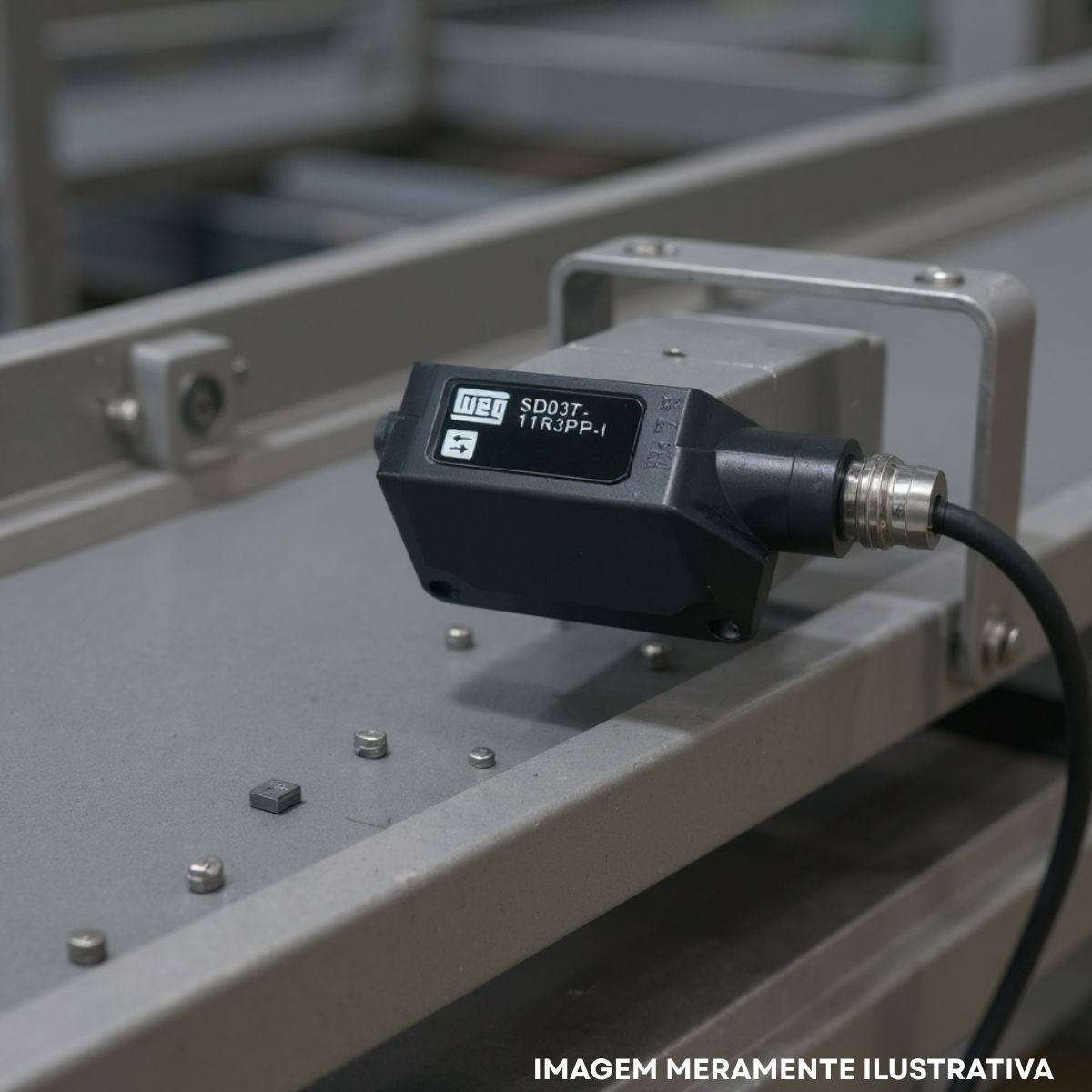 Sensor Fotoelétrico Difuso Sn=800Mm 31X20X11,2Mm Plástico 12-24Vcc Conector M8 Pnp IP67 3 Leds Weg