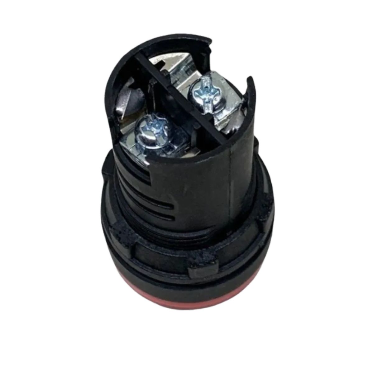 Sinaleiro Monobloco Redondo Plástico Vermelho 12Vca/Cc Led Cew 22Mm - Weg