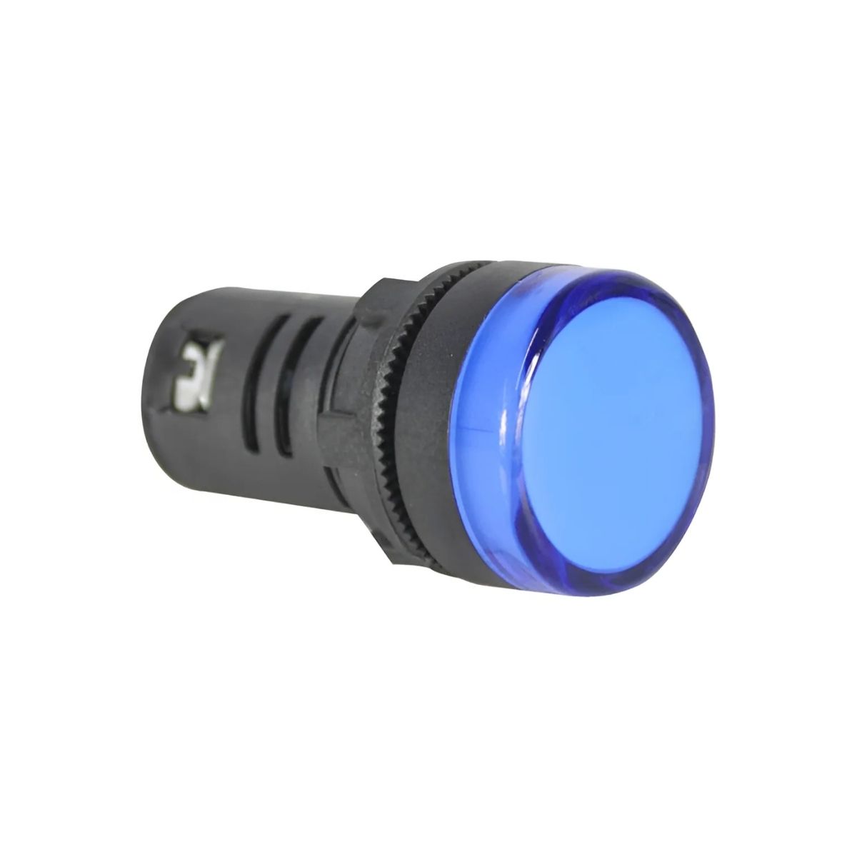 Sinaleiro Monobloco Faceado Redondo 22Mm 110-130Vcc Plástico Led Azul Plástico Pt Ip54 - Weg