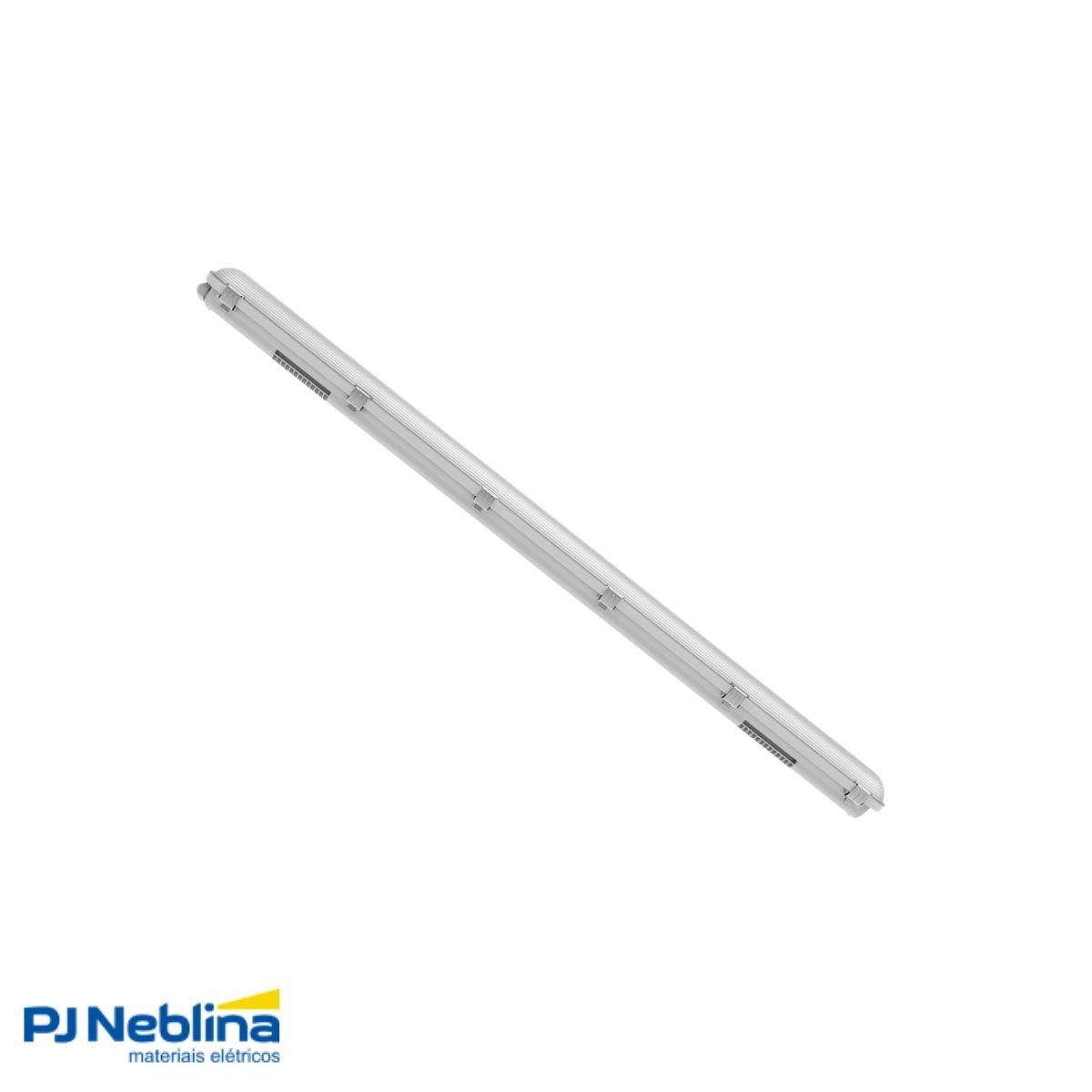 Luminária Hermética Led Sobrepor 43W Bivolt 4000K Branco Neutro Bc Difusor Policarbonato 4800Lm Ip65 Emergência - Ledvance