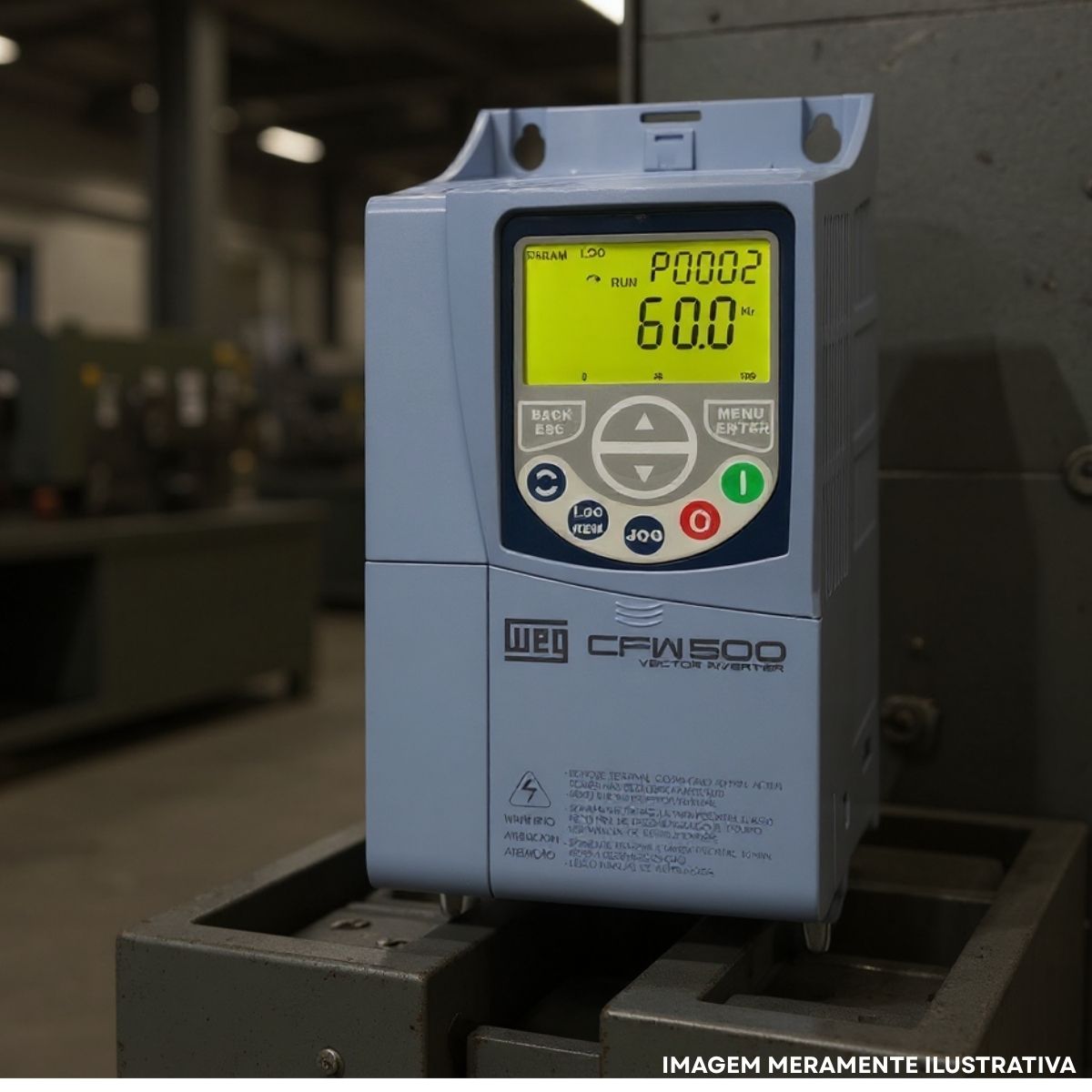 Inversor Frequência Trifásico 200-240V 50/60Hz 16A 3,7Kw - Weg