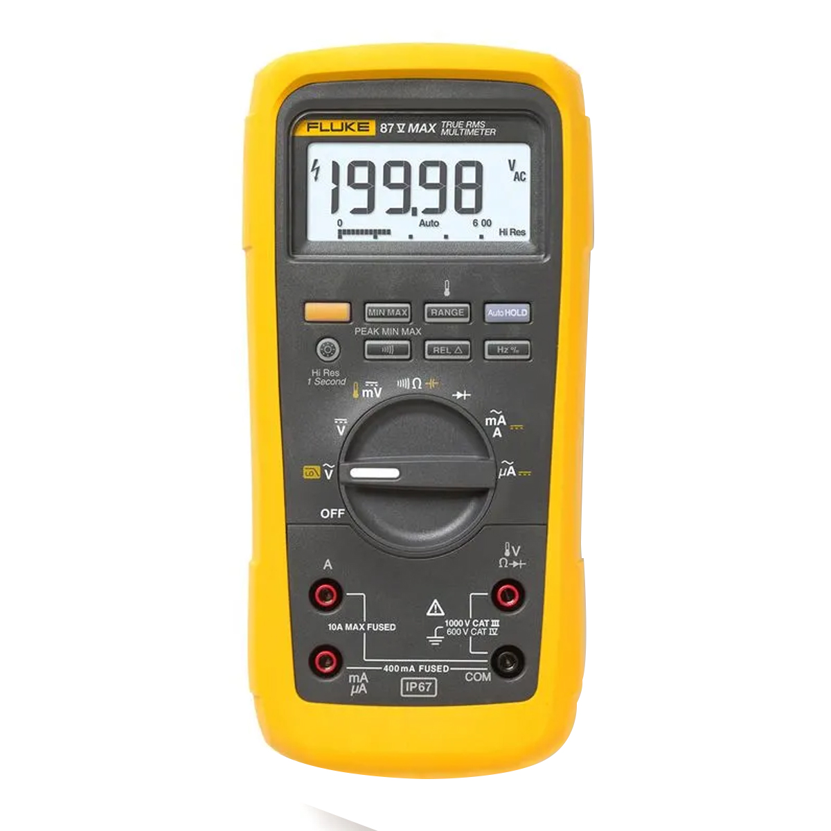 Multímetro Industrial True Rms Ip67 1000V 10A - Fluke