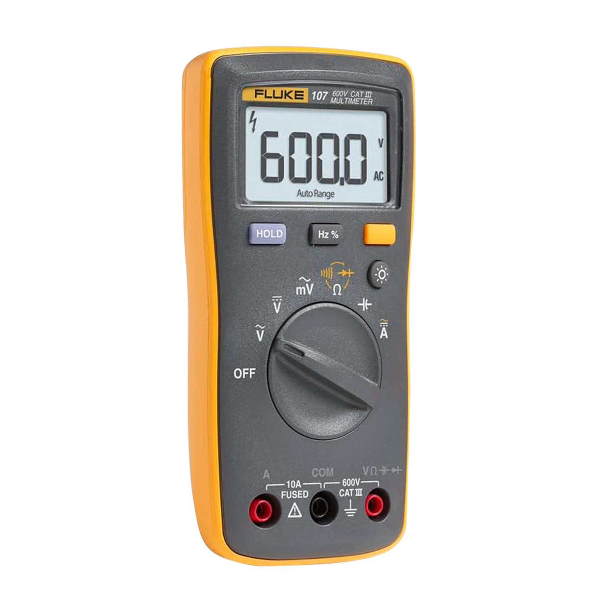 Multímetro Para Eletricistas 600V Teste Diodo Fluke-107 - Fluke