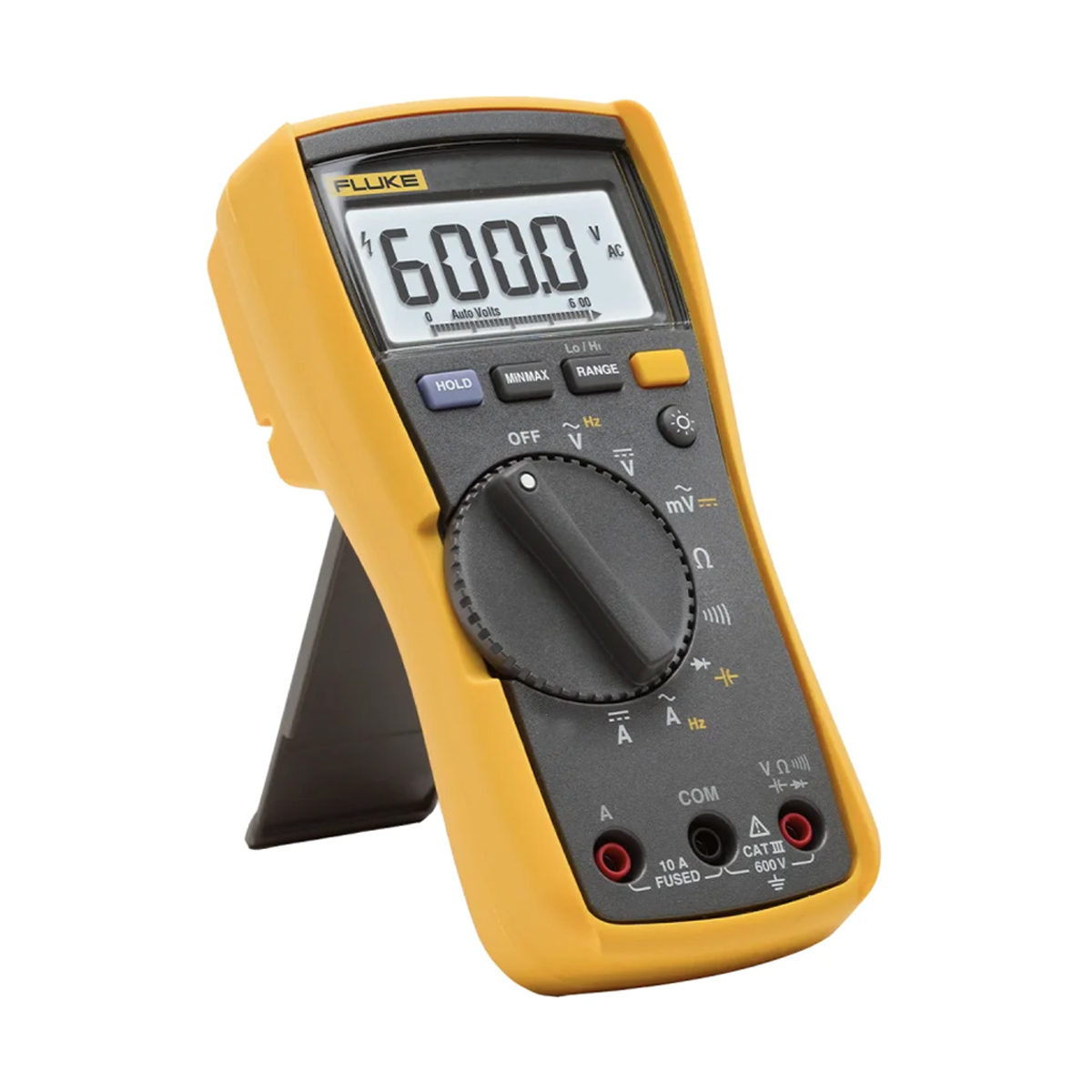 Multímetro Elétrico Trms CAT III 600V 167x84x46Mm - Fluke