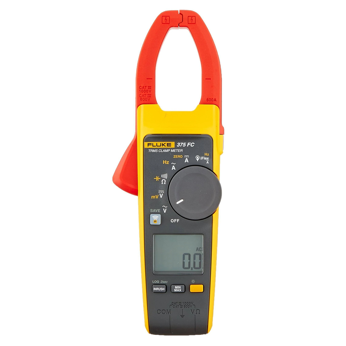 Alicate Amperímetro Digital 375 Fc 2500A Cat Iii 1000V-Cat Iv 600V - Fluke