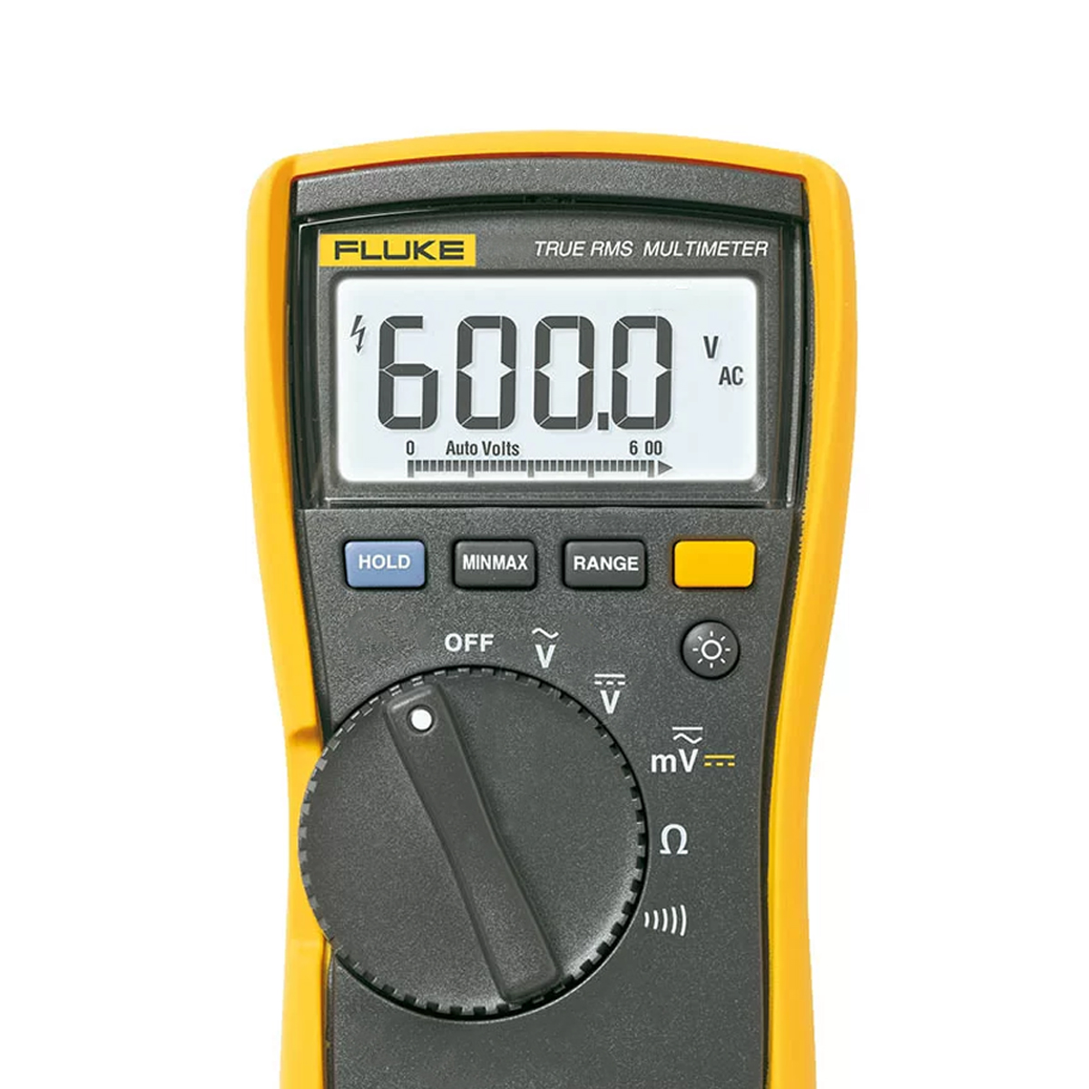 Multímetro True Rms Led Branco Cat Iii 600V Digital - Fluke