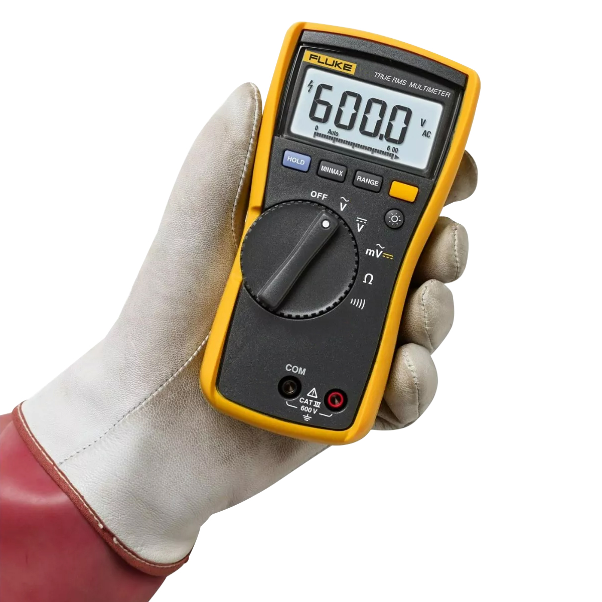 Multímetro True Rms Led Branco Cat Iii 600V Digital - Fluke