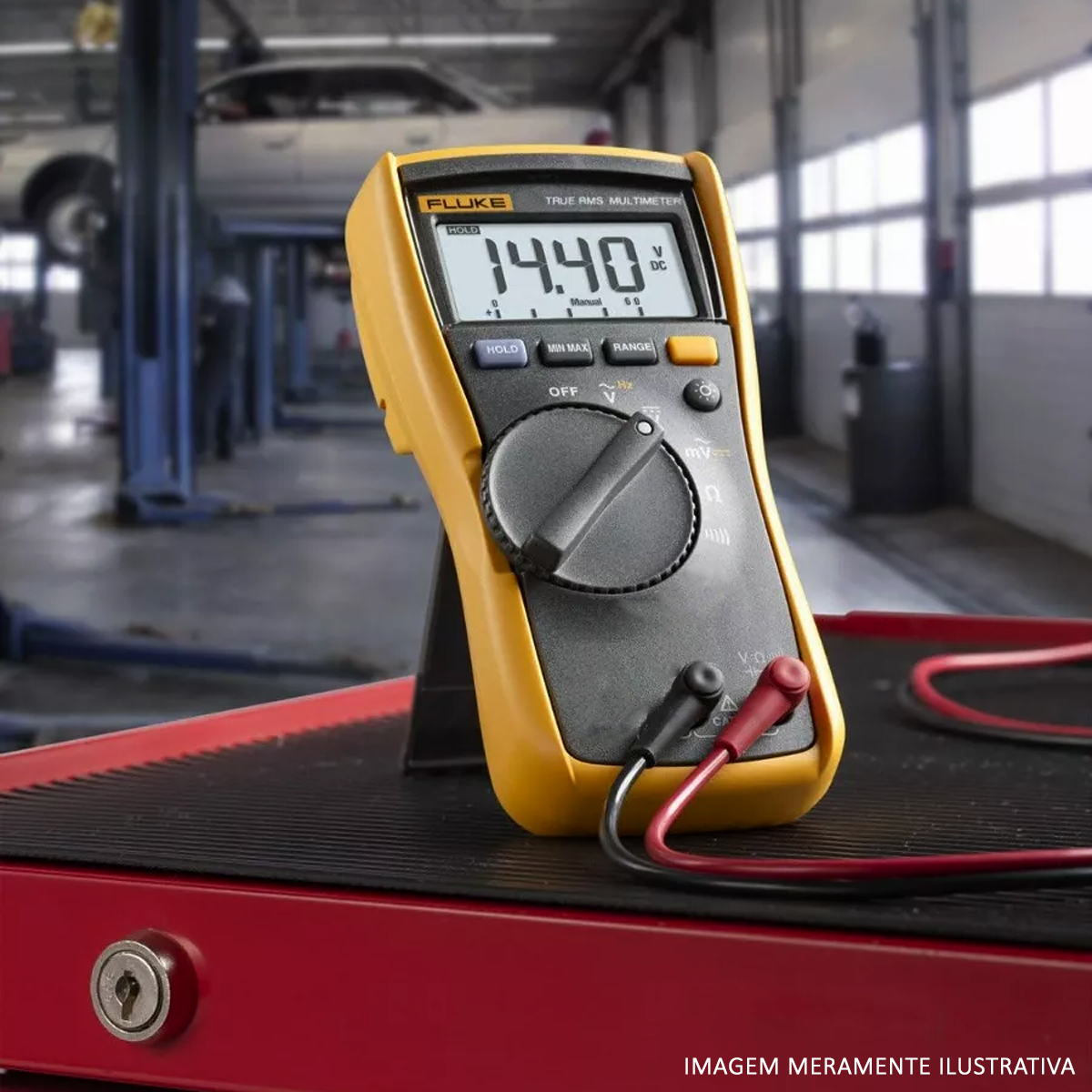 Multímetro True Rms Led Branco Cat Iii 600V Digital - Fluke