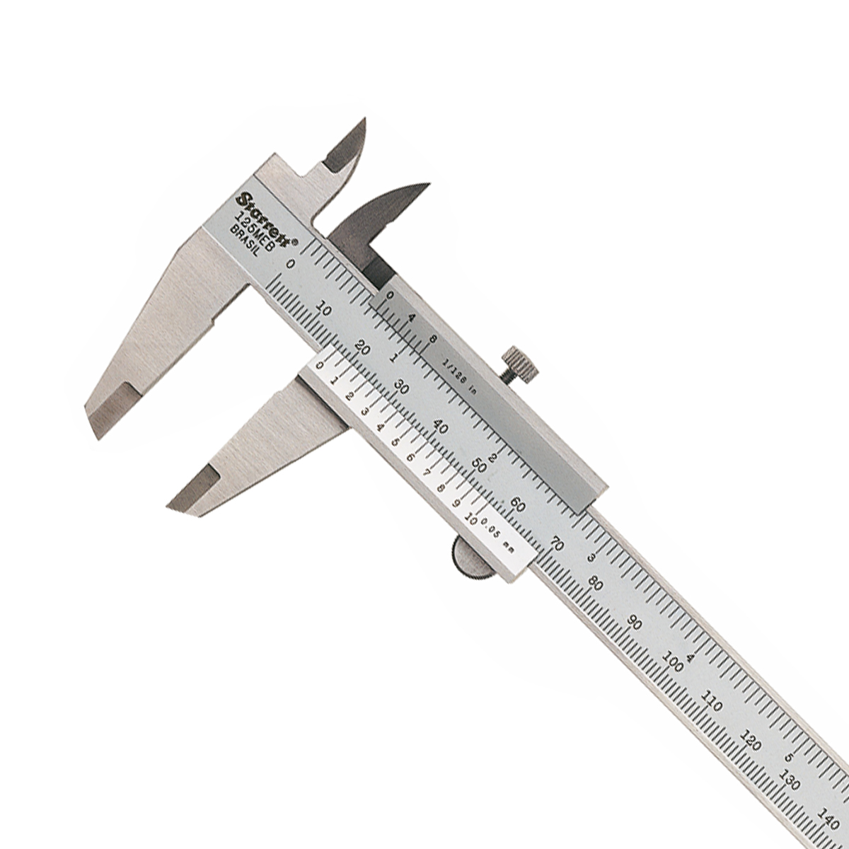 Paquímetro Aço Inox Fosco 150x0,05Mm 1/128 Polegadas - Starrett