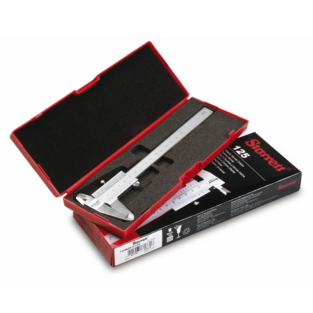 Paquímetro Aço Inox Fosco 150x0,05Mm 1/128 Polegadas - Starrett