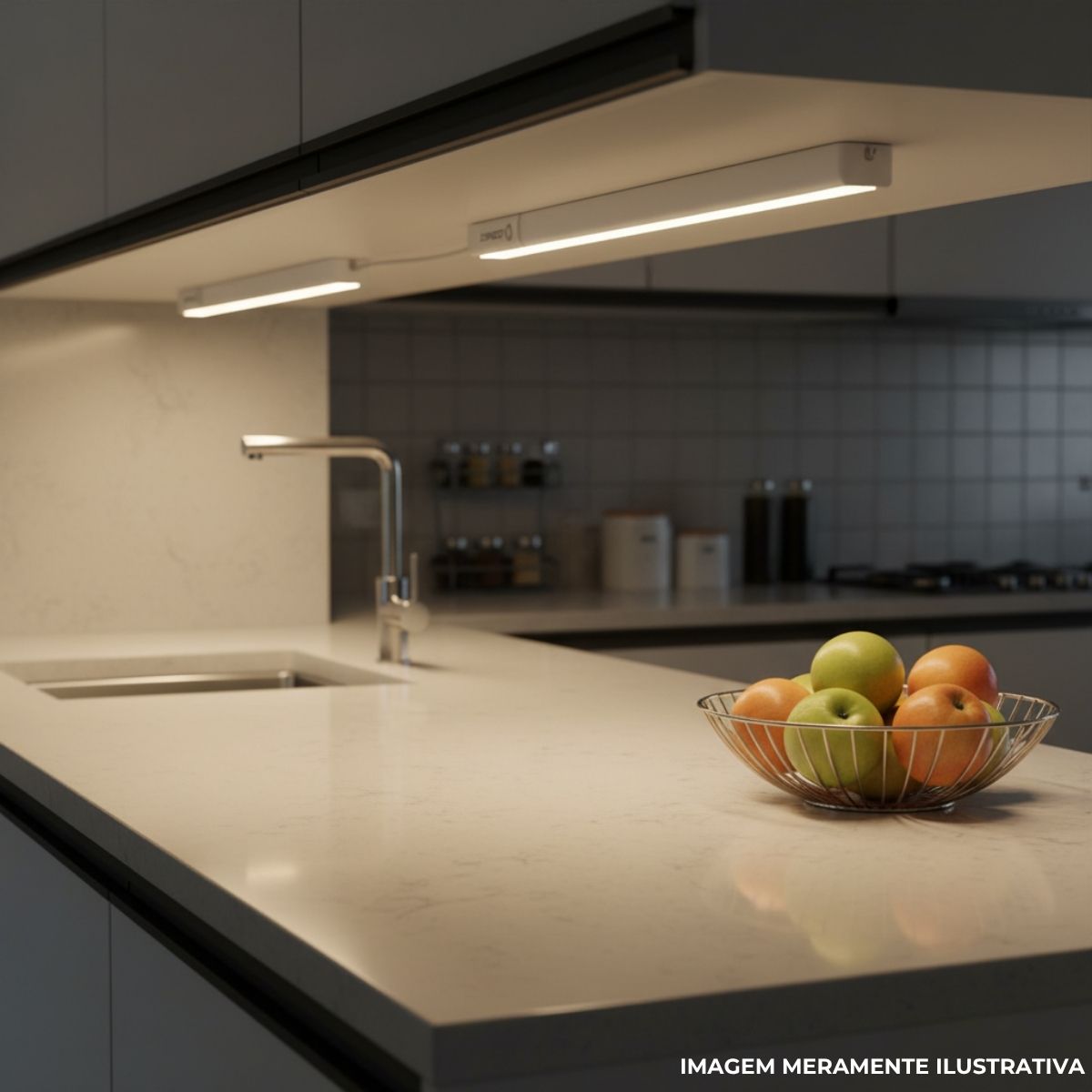 Lâmpada Led Tubular T5 26W Bivolt G5 3000K Branco Quente Luz Amarela 3510Lm 1200 mm - Ledvance