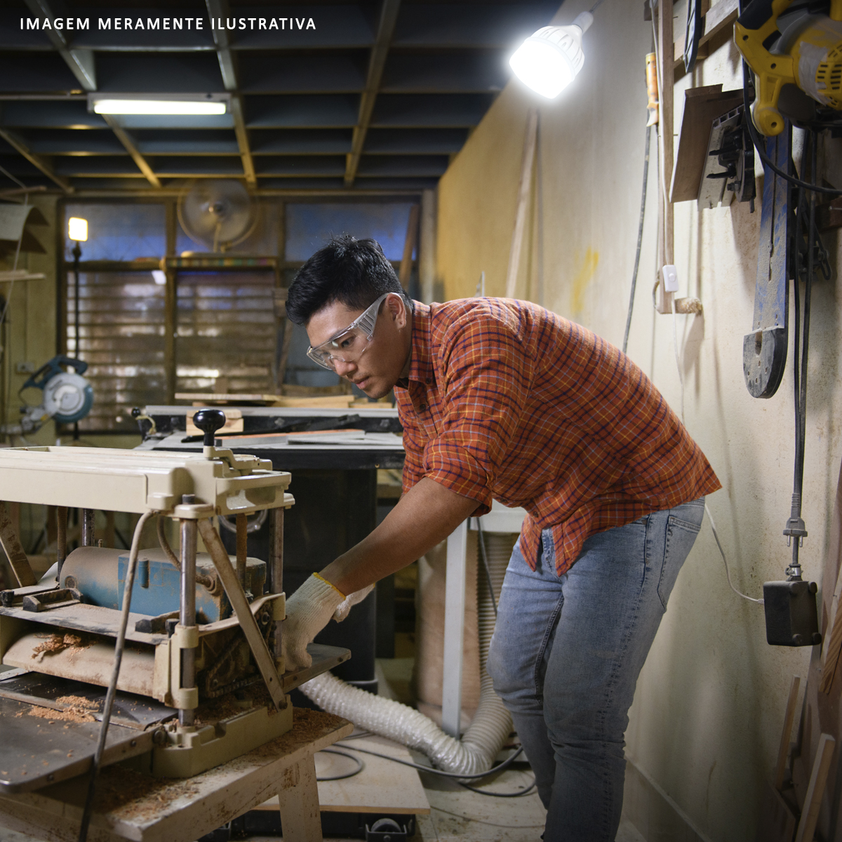 Lâmpada Led Bulbo Alta Potência 80W Bivolt E40 6500K Luz Branca 10000Lm - Ledvance