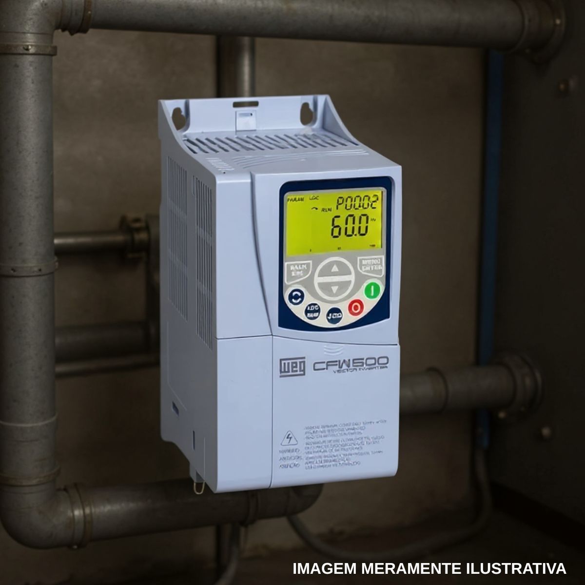 Inversor Frequência Monofásico/Trifásico 200-240V 50/60Hz 10A 2,2Kw - Weg