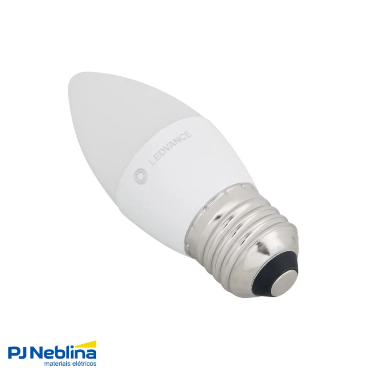 Lâmpada Led Vela Fosca 3W Bivolt E27 2700K Branco Quente Luz Amarela 260Lm - Ledvance