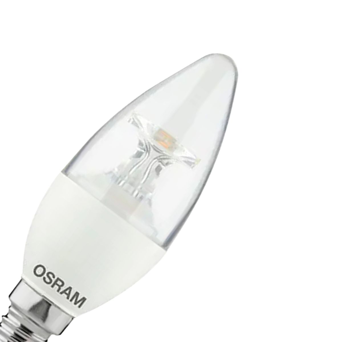 Lâmpada Led Filamento Vela Clara 2,5W Bivolt E14 2700K Branco Quente Luz Amarela 250Lm - Ledvance