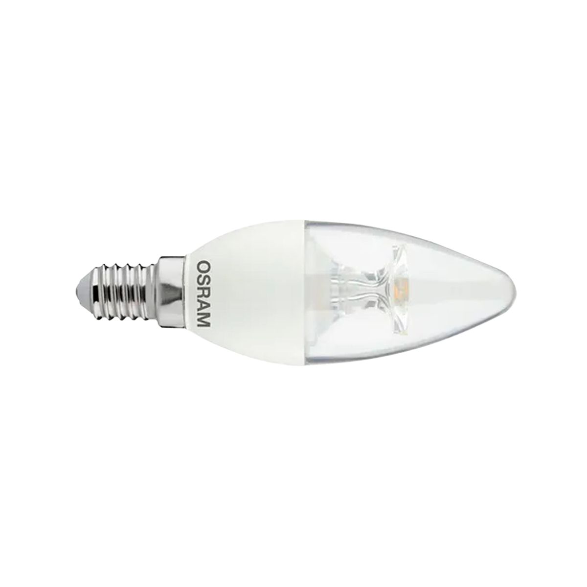 Lâmpada Led Filamento Vela Clara 2,5W Bivolt E14 2700K Branco Quente Luz Amarela 250Lm - Ledvance