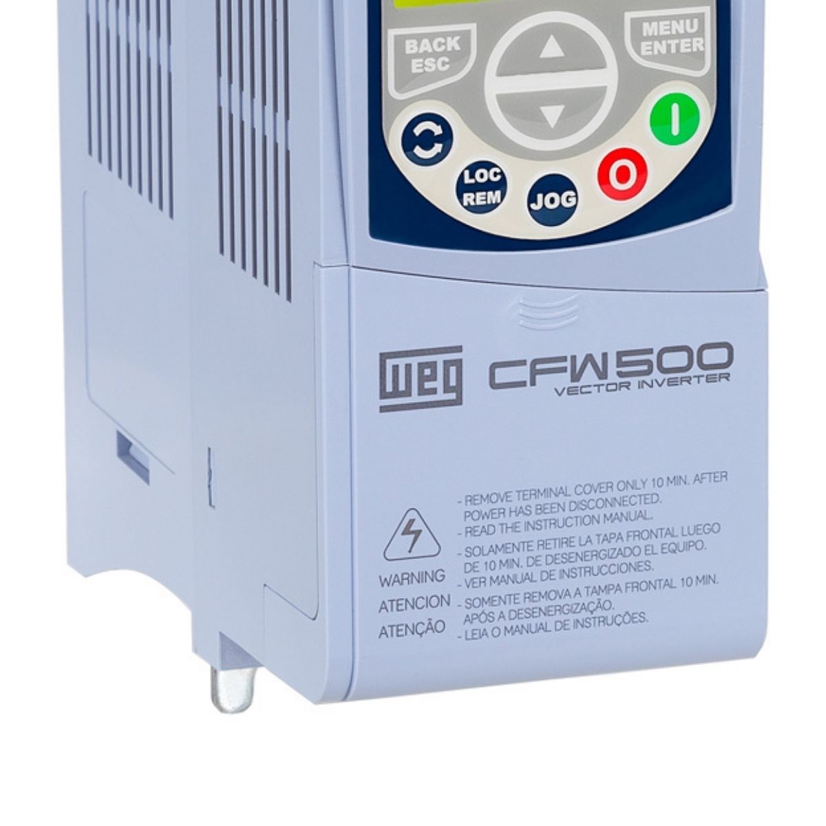 Inversor Frequência Trifásico 380-480V 50/60Hz 1,6A 0,75Kw - Weg