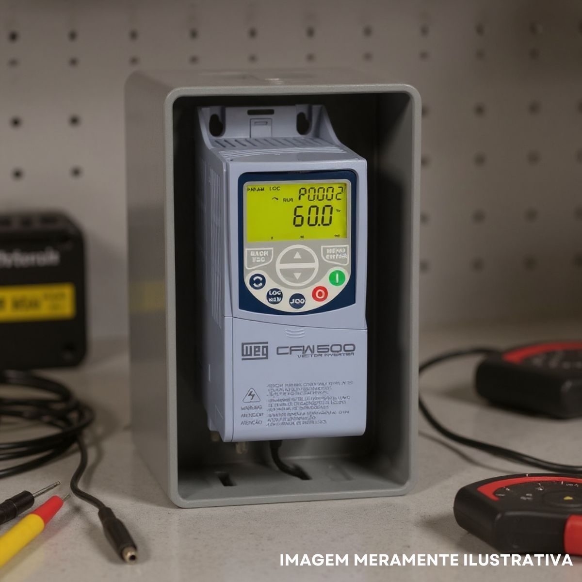 Inversor Frequência Trifásico 380-480V 50/60Hz 1,6A 0,75Kw - Weg