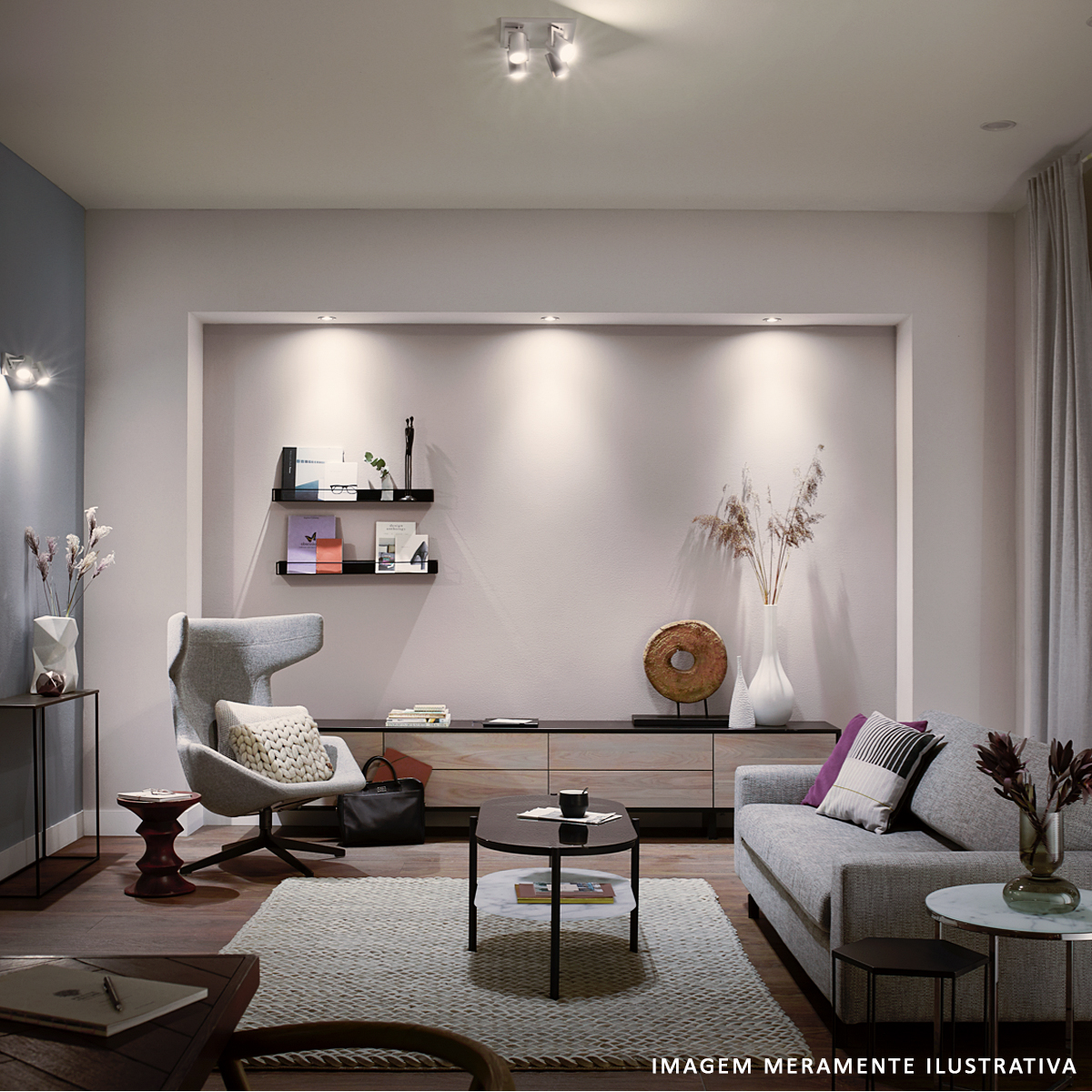 Lâmpada Led Dicroica Par11 3W Bivolt Gu10 3000K Luz Amarela 300Lm 25000H 7019621 - Ledvance