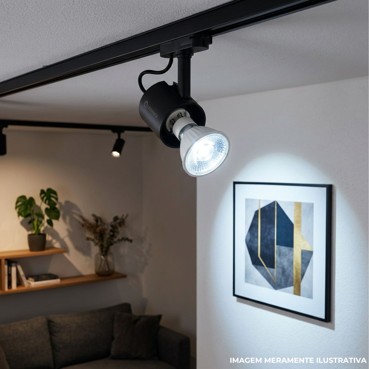 Lâmpada Led Dicroica Par16 6W Bivolt Gu10 6500K Branco Frio Luz Branca 550Lm 36G - Ledvance