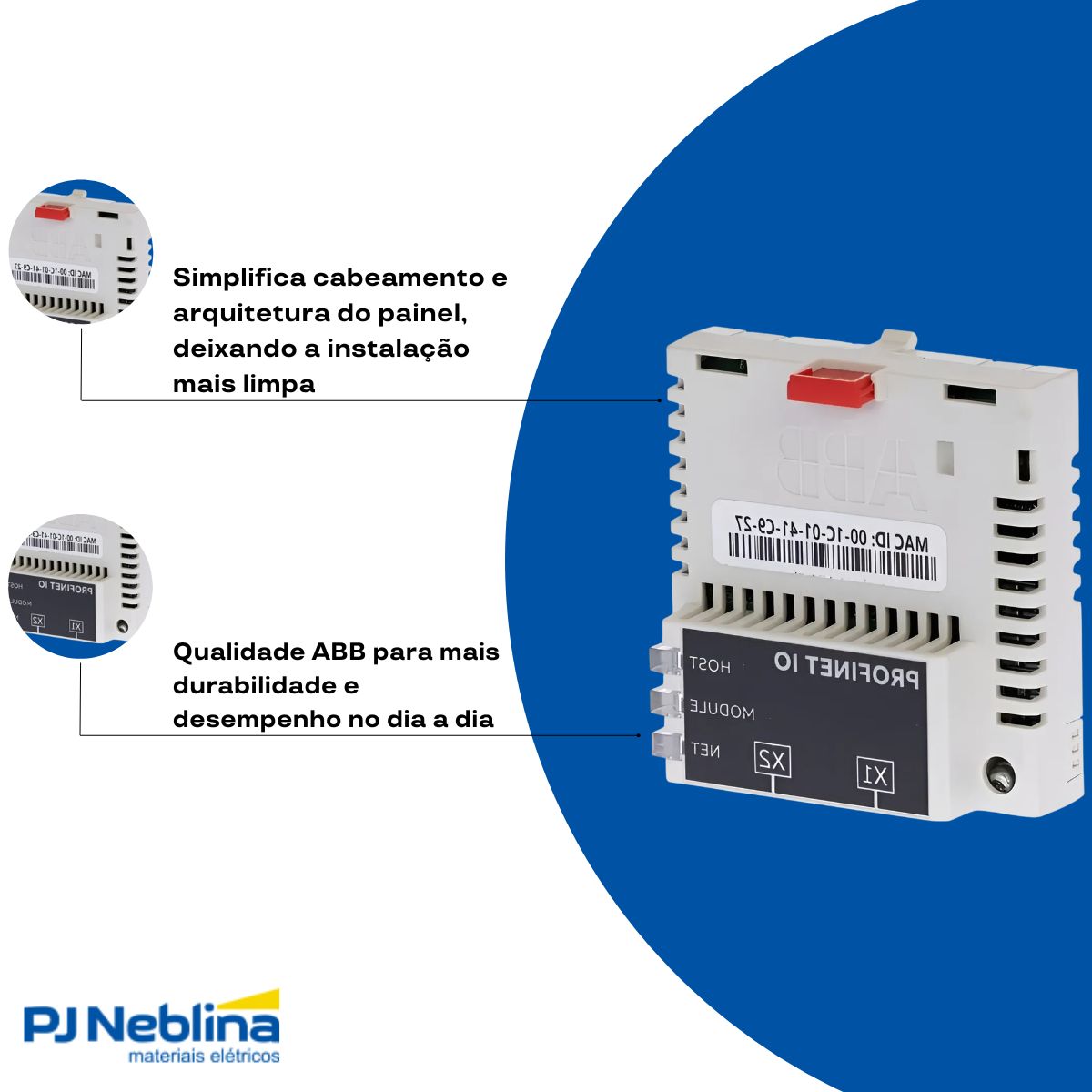 Modulo Comunicação Adaptador Profinet - Abb