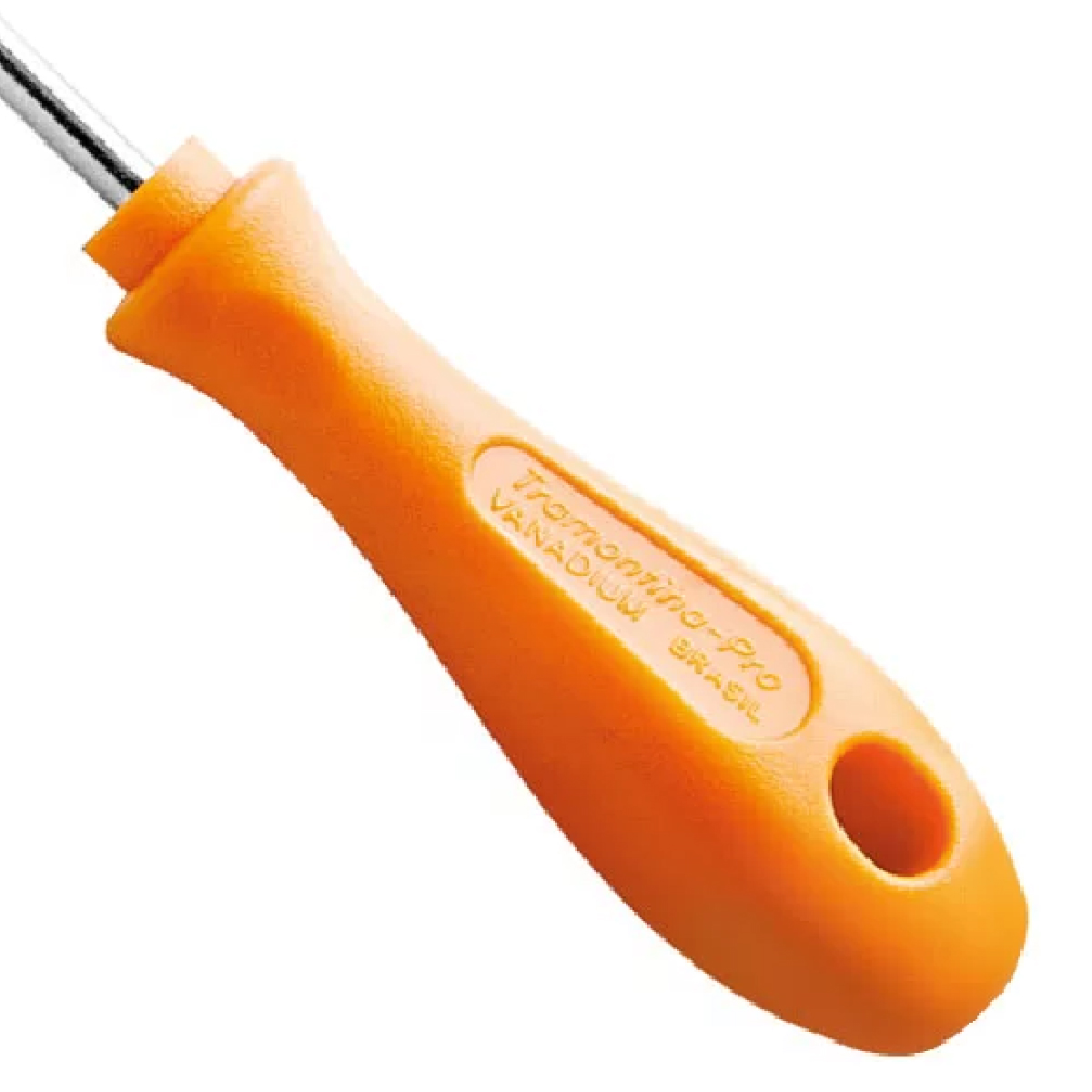 Chave Fenda Ponta Chata Isolada 3/16x8 Polegadas 5x200Mm Cabo Injetado Laranja - Tramontina