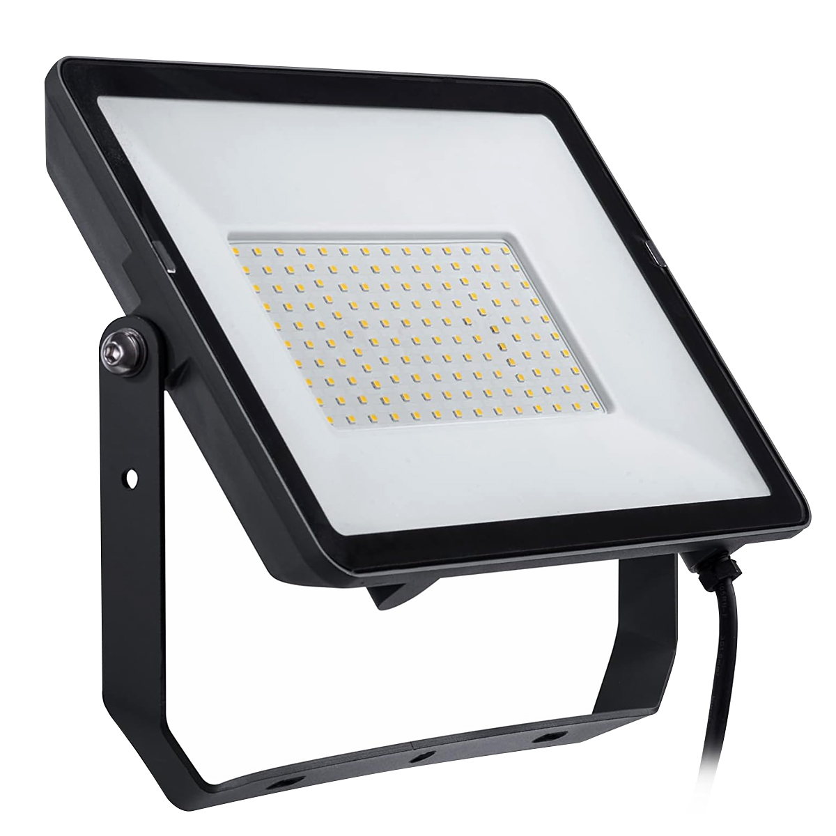 Luminária Refletor Led Retangular Sobrepor Preto 50W 120-277V 6500K Luz Branca Cabo 0,6M - Philips