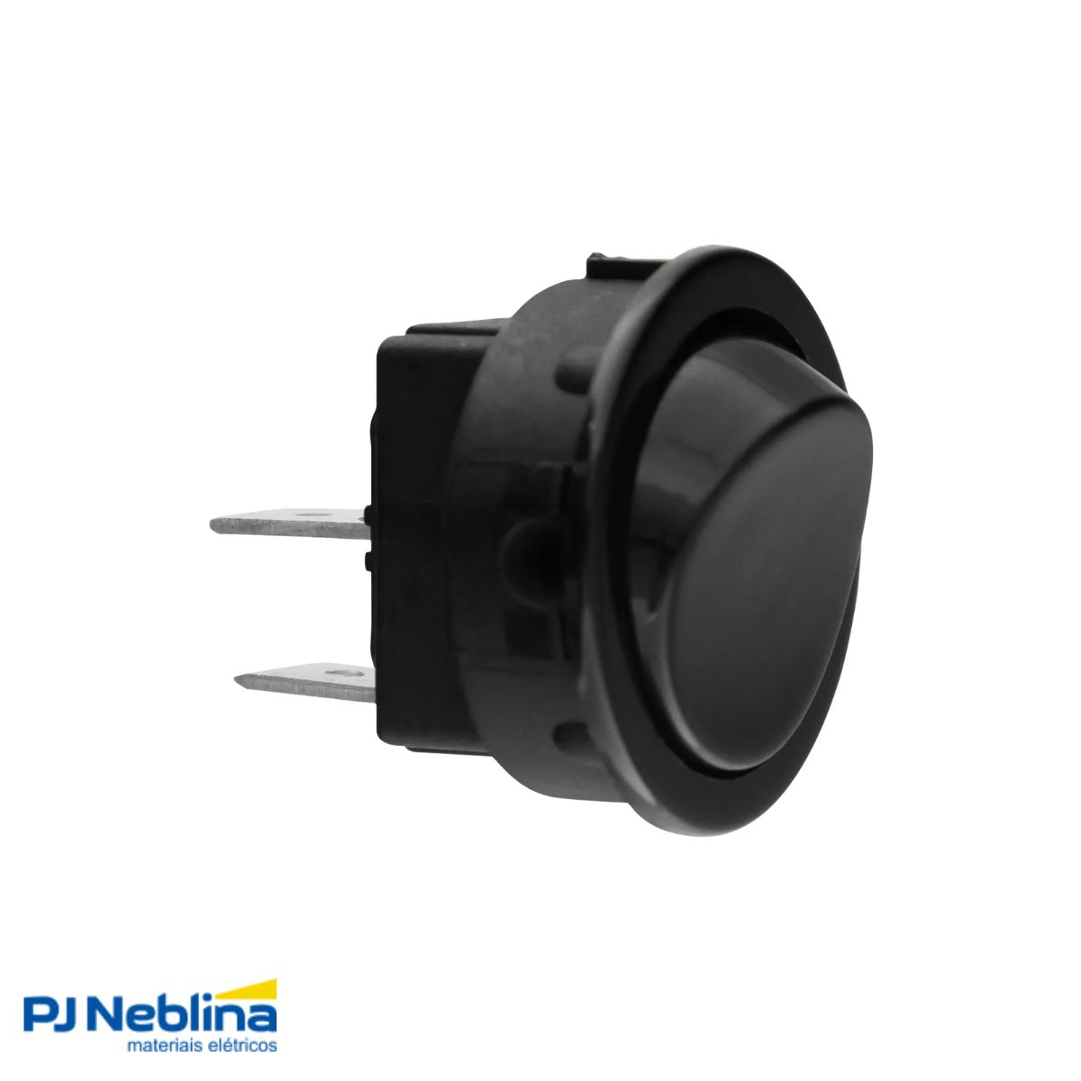 Interruptor Unip Liga / Desliga De Tecla Preto 6A Moldura M2 - Margirius