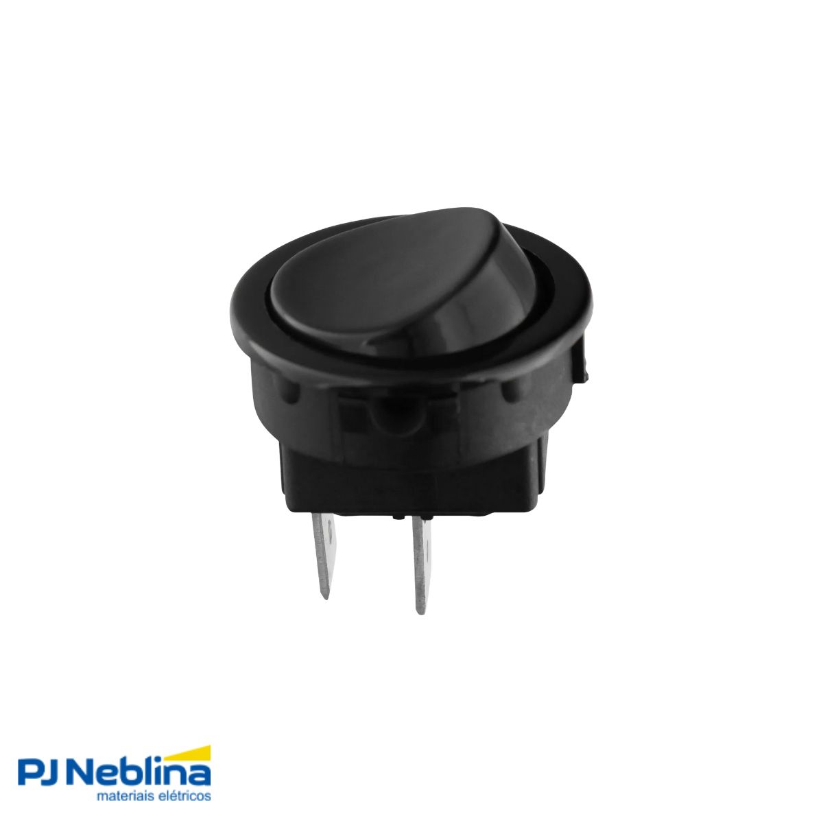 Interruptor Unip Liga / Desliga De Tecla Preto 6A Moldura M2 - Margirius