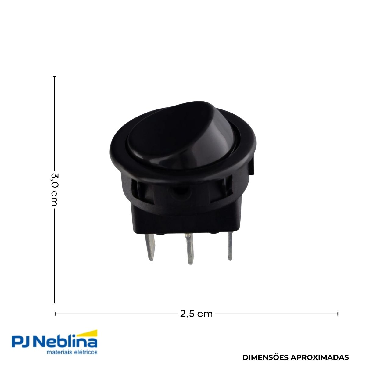Interruptor Unip Moldura M9 6A - Margirius