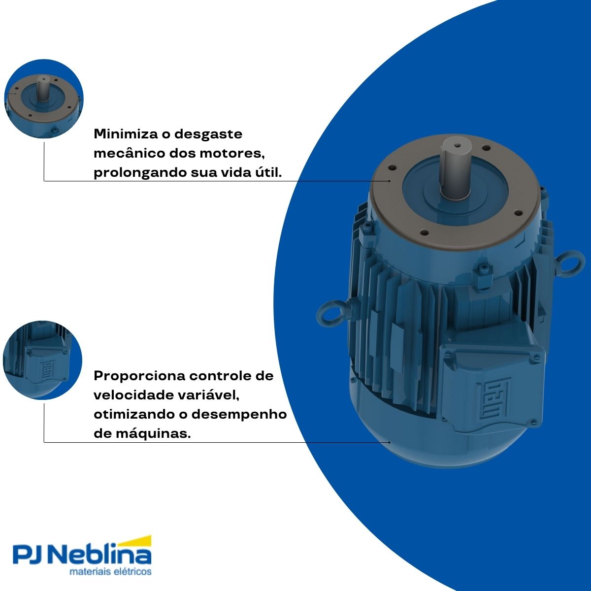 Motor Elétrico W22 Ir3 Premium Trifásico 4P 1Cv 220/380V 80 B14D 60Hz Ip55 1800Rpm - Weg